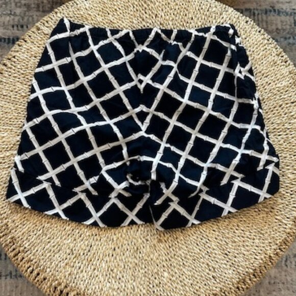 Brooks Brothers Women's Preppy Navy & White Bamboo Print Pajama Shorts Set, XS - Picture 8 of 12